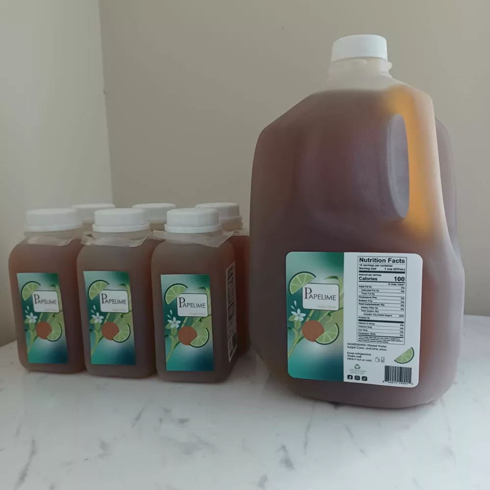 PAPELIME papelón con limón: Six Pack de botellas de 12 oz y galón